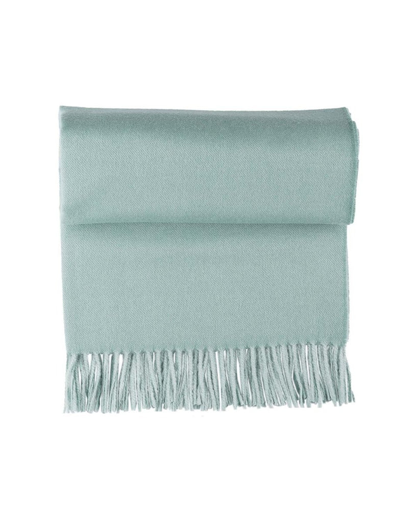 100% Baby Alpaca Throw - Sea Glass - Liza Pruitt