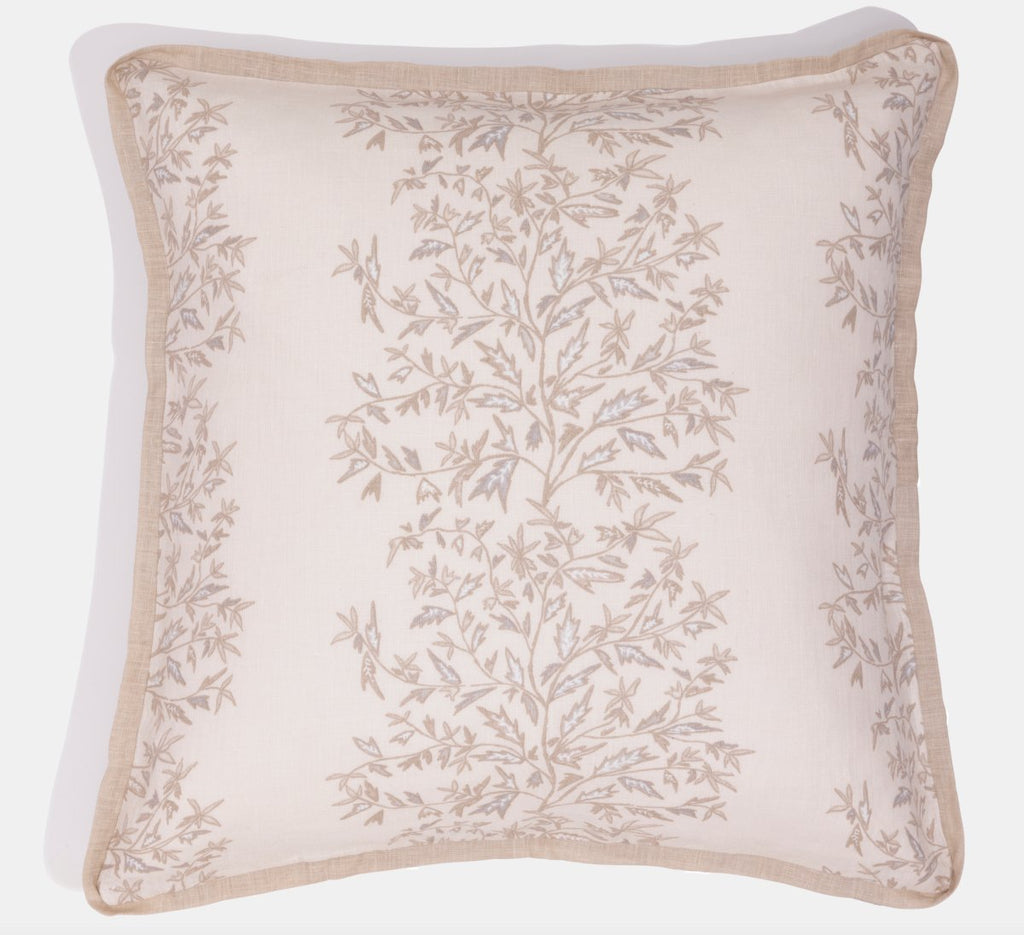 Holly Vine Natural Pillow - Liza Pruitt